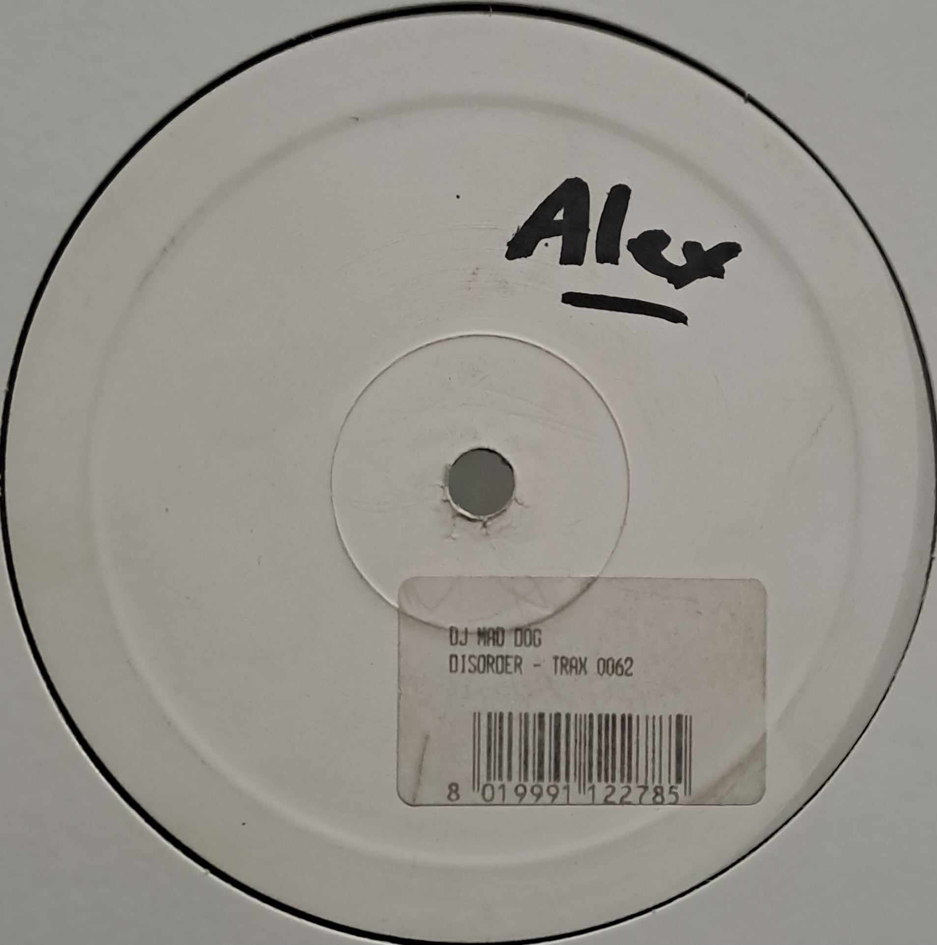 Traxtorm Records 0062 (White Label) - vinyle gabber